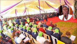 The Lamu Woman representative (inset) declared support for President William Ruto.